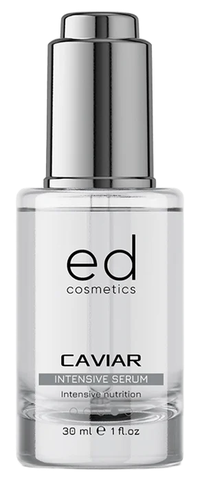 Інтенсивна сироватка з екстрактом чорної ікри / CAVIAR INTENSIVE SERUM / ED Cosmetics