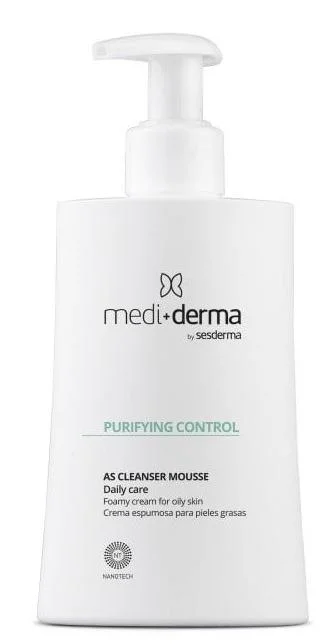 Очищаючий крем для вмивання із саліциловою кислотою / Soap-free Foam Cream with Salicylic Acid / Mediderma