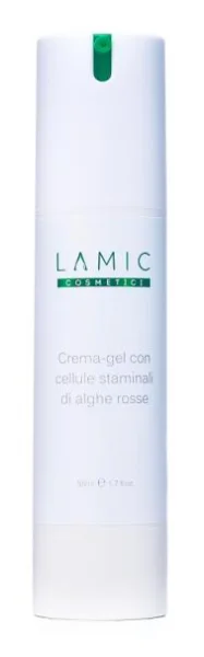 Крем-гель со стволовыми клетками красных водорослей «Crema-gel con cellule staminali di alghe rosse» для увлажнения и питания кожи / Lamic Cosmetici купить
