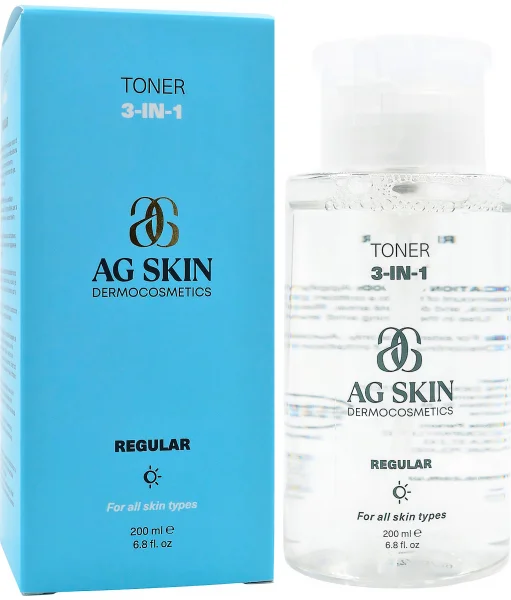 Тоник с пребиотиками 3 в 1 / Toner prebiotcs 3 in 1 / AG Skin