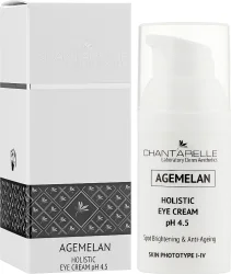 Осветляющий и омолаживающий крем для глаз pH 4,5 / Agemelan Holistic Eye Cream pH 4.5 / Chantarelle