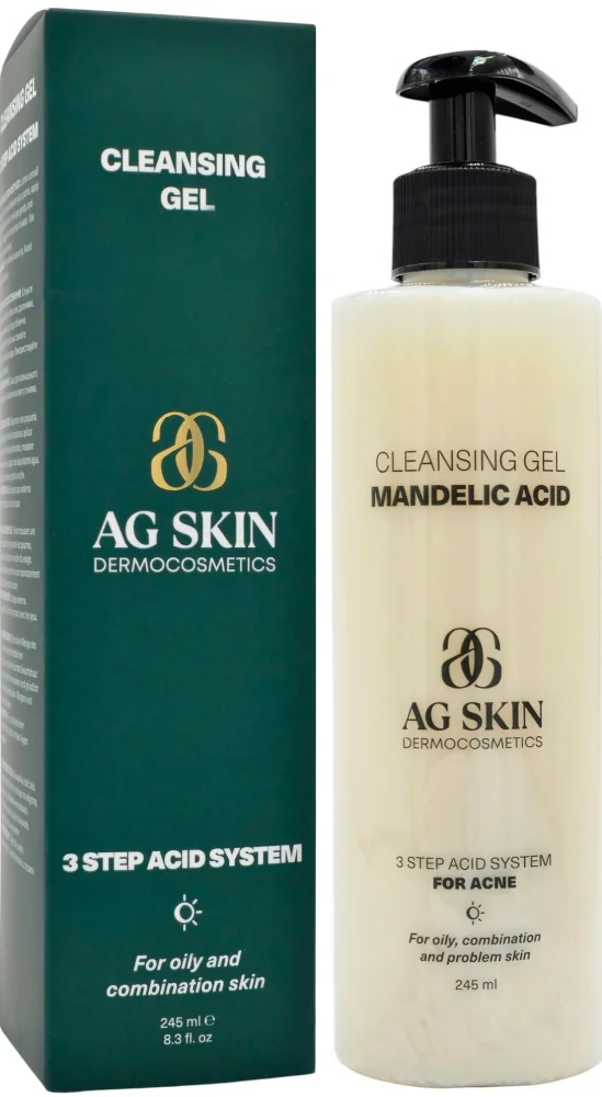 Очищаючий гель з мигдальною кислотою / Cleansing gel mandelic acid / AG Skin