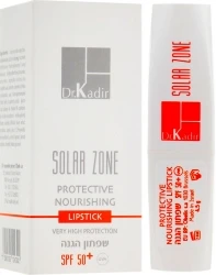 Сонцезахисна зволожуюча помада SPF50+ / Solar Zone protective nourishing Lipstick SPF50+ / Dr.Kadir