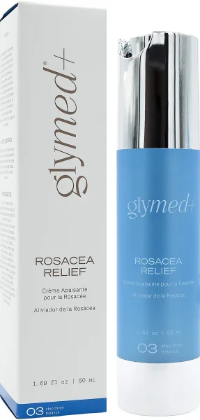 Крем против розацеа и покраснения кожи / Rosacea Relief / GlyMed Plus