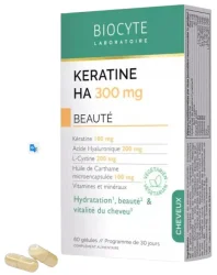 Жизненная сила волос: улучшает структуру / KERATINE HA 300 / Biocyte купить