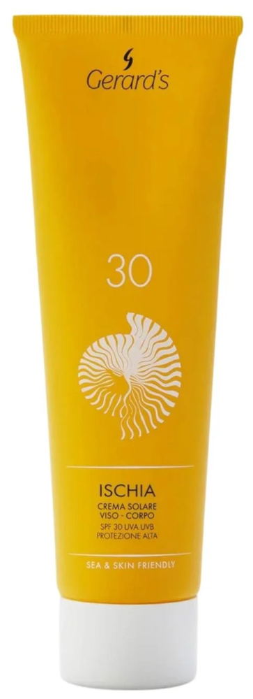 Сонцезахисний крем для обличчя та тіла / ISCHIA SUN CREAM SPF30 UVA/UVB / Gerard's