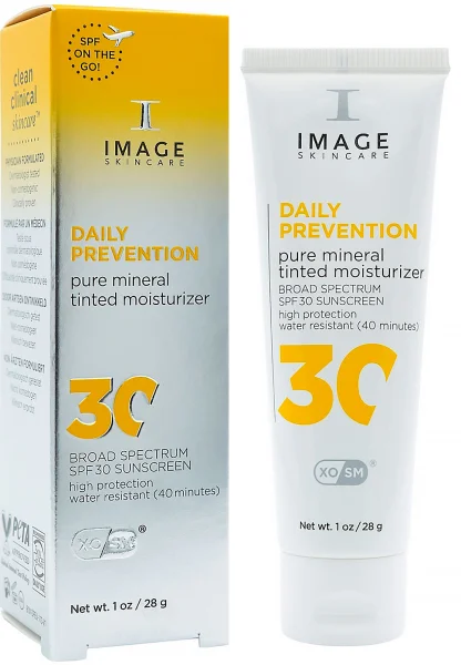Тонирующий увлажняющий крем с минералами SPF 30 / Daily Prevention Pure Mineral Tinted Moisturizer SPF 30 / Image Skincare 