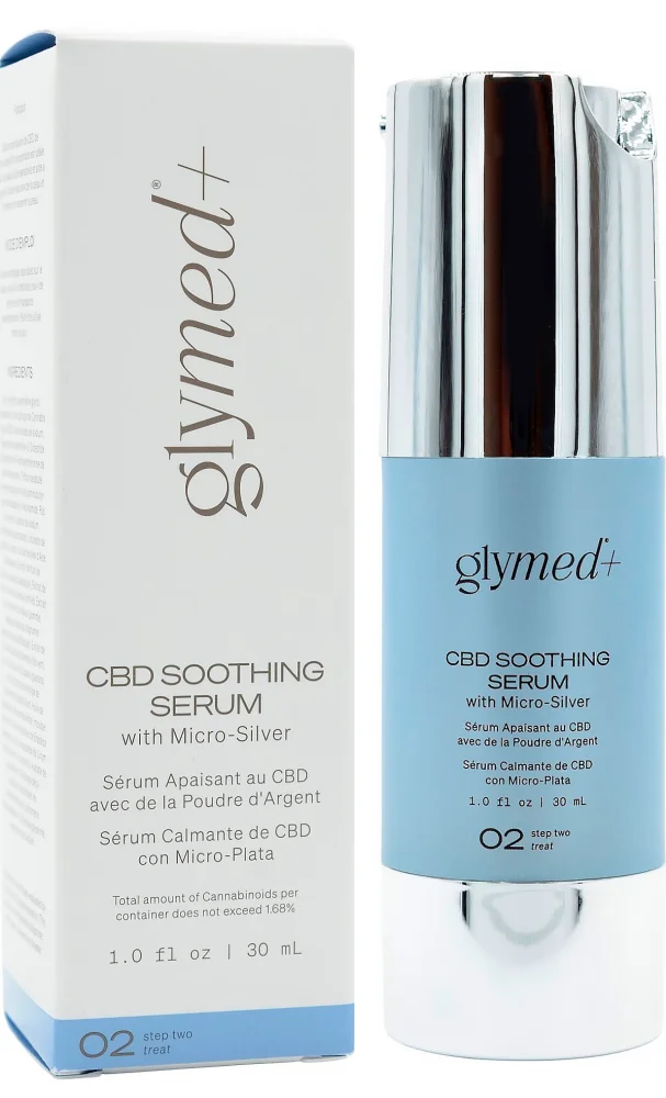 Заспокійлива сироватка з CBD та мікросріблом / CBD Soothing Serum / GlyMed Plus