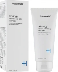 Шампунь проти випадіння волосся / Ttricology intensive hair loss shampoo / Mesoestetic