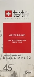 Біокомплекс зміцнюючий для відновлення овалу обличчя 45+ / Tete