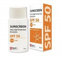 Сонцезахисна емульсія SPF50 / Sun protection emulsion SPF50 / Tete