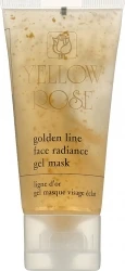 Подтягивающая гелевая маска с золотом и протеинами шелка / Golden Line Face Radiance Gel Mask / Yellow Rose