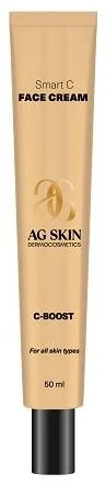 Зволожуючий крем із вітаміном C для сяйва шкіри / Smart C face cream / AG Skin