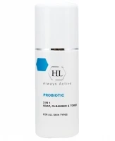 Очиститель 3 в 1 / PROBIOTIC 3 in 1. SOAP, CLEANSER & TONER / Holy Land