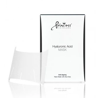 Маска для кожи в области шеи на натуральной основе с алоэ вера / NECK MASK WITH HYALURONIC ACID / Princess