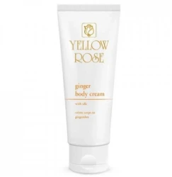 Масажний крем з імбиром / Ginger body cream with silk Golden Line / Yellow Rose