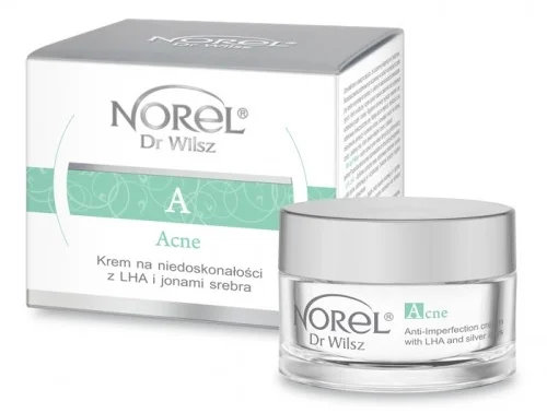 Легкий крем із кислотами LHA та іонами срібла / Anti-Acne cream with LHA and silver ions / Norel купить