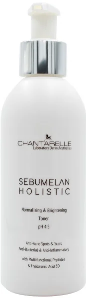 Осветляющий и нормализующий тоник pH 4.5/ Sebumelan Holistic Toner pH 4.5 / Chantarelle