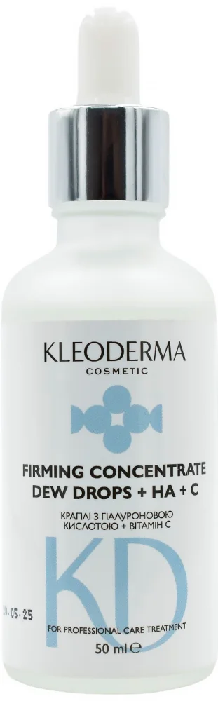 Краплі з гіалуроновою кислотою + вітамін С / Firming concentrate Dew drops + HA+C / KleoDerma