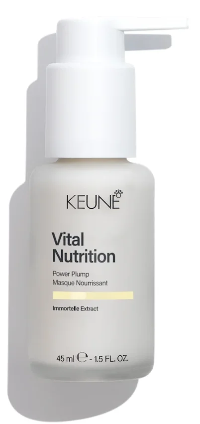 Незмивний гель-крем для зміцнення та термозахисту / NEW Vital Nutrition Power Plump / Keune