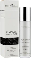 Восстанавливающий и успокаивающий крем для лица и кожи вокруг глаз / Platinum Ultra Cure Anti-Ageing Night Compress-Cream Face and Eyes / Chantarelle