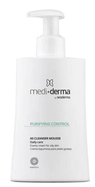 Очищающий крем для умывания с салициловой кислотой / Soap-free Foam Cream with Salicylic Acid / Mediderma