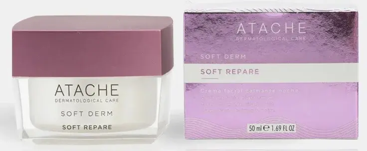 Нічний відновлюючий, антикуперозний крем / Soft Derm Soft Repare / Atache