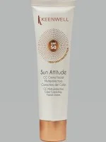 CC мультизащитный крем SPF 50 с тональным эффектом  Keenwell