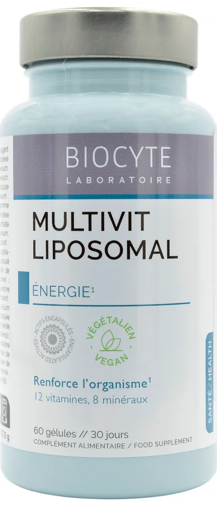 12 вітамінів та 8 мінералів. Ліпосомальна форма / Multivit Liposomal / Biocyte купить