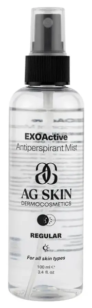 Мультифункциональная антипотовая жидкость / EXOActive Antiperspirant Mist / AG Skin
