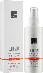 Сонцезахисний зволожуючий спрей SPF50+ / Solar Zone moisturizing protective spray SPF50+ / Dr.Kadir