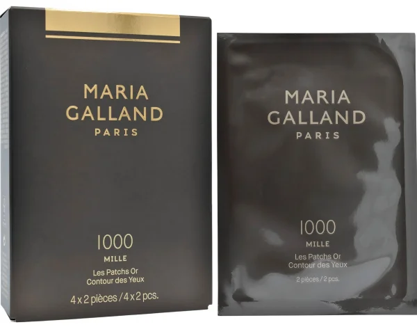 Золотые патчи для глаз: сияние и гладкость кожи / 1000 Mille Les Patchs Or Contour Des Yeux / Maria Galland Paris