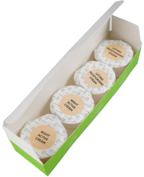 Набор REFILL: Ночной активный крем + Увлажняющий крем-лифтинг / REFILL: Night Active Cream + Lifting Moisturizing Cream / Renew