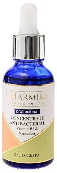 Антибактеріальний концентрат з вітаміном В3 та наносеребром / Antibacterial concentrate Vitamin B3 & Nanosilver / pHarmika