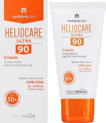 Солнцезащитный крем SPF90+ для нормальной и сухой кожи Heliocare / HELIOCARE ULTRA CREAM SPF90+ / Cantabria Labs