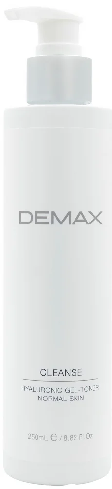 Гель-тонік для всіх типів шкіри з гіалуроновою кислотою / Gel tonic for normal skin / Demax