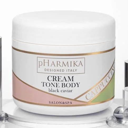 Крем для тонусу тіла з чорною ікрою і трюфелями / Body tone cream black caviar and truffles / pHarmika