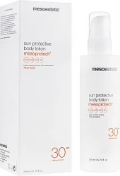 Сонцезахисний лосьон для тіла спрей / Sun protectiv body lotion SPF30 + / Mesoestetic