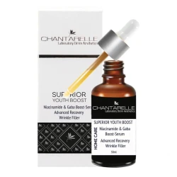 Boost Serum Заповнювач зморшок з ніацинамідом та ГАМК-кислотою / Niacinamide&Gaba Boost-Serum Wrinkle Filler / Chantarelle