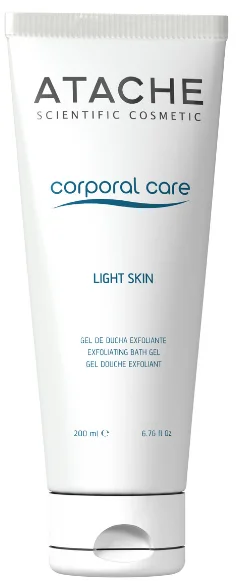Гель-скраб відлущуючий для обличчя і тіла / Corporal care LIGHT SKIN / Atache