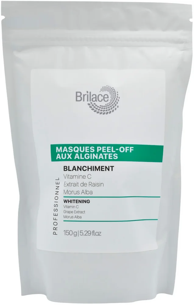 Відбілювальна альгінатна маска / Whitening algin peel-off mask / Brilace