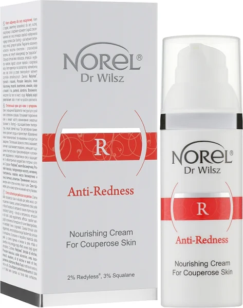 Крем для сухой кожи, куперозной и розацеа / Nourishing cream for couperose skin / Norel купить