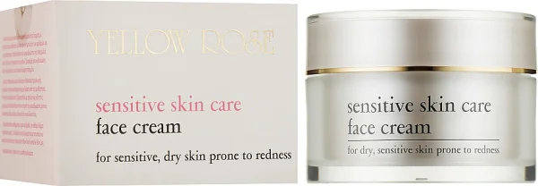 Крем для чувствительной кожи / Sensitive Skin Care Face Cream / Yellow Rose