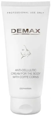 Антицеллюлитный крем для тела с экстрактом кофейных зерен / Anti-cellulitic cream for the body with coffe corns / Demax