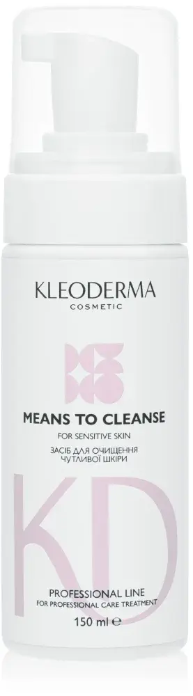 Піна для очищення чутливої шкіри / Means To Cleans Sensitive Skin / KleoDerma