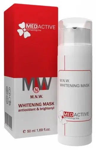 Антиоксидантна маска з освітлювальним ефектом / M.N.W. WHITENING MASK antioxidant & brightenyl ph – 6,0 – 7,0 /  Medactive купить