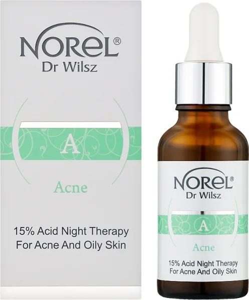 Ночное средство для регенерации кожи из акне / 15% Acid Night Theraphy for Acne / Norel