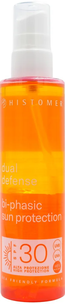 Спрей сонцезахисний двофазний SPF 30 для обличчя та тіла / Bi-Phasic Sun Protection SPF 30 / Histomer