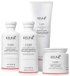 Набір KEUNE CARE CONFIDENT CURL: Набір по догляду за хвилястим волоссям типу 3C-4C / Keune