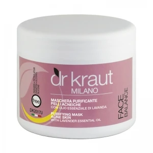 Маска для шкіри з акне з маслом лаванди / Purifying mask for acne skin / Dr.Kraut